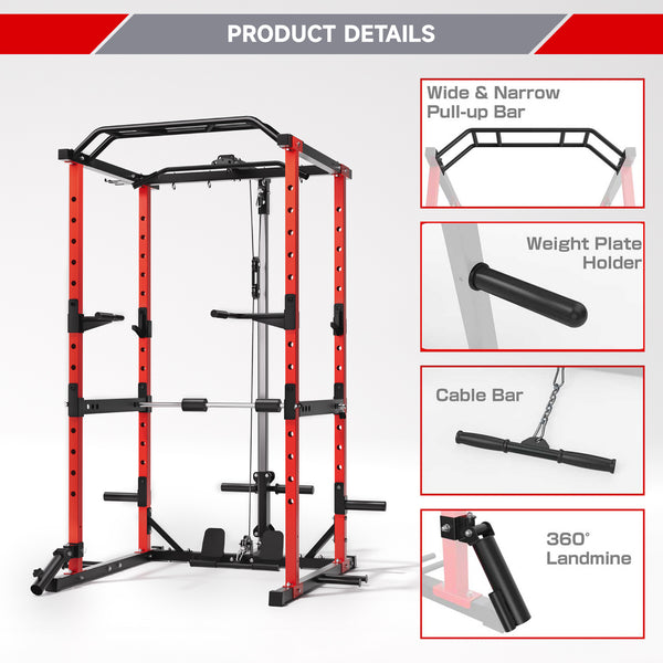 MAJOR All-in-One Home Gym Power Rack Package PLM05