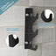 MAJOR FITNESS Wall Mounted Barbell Rack Sold in Pairs