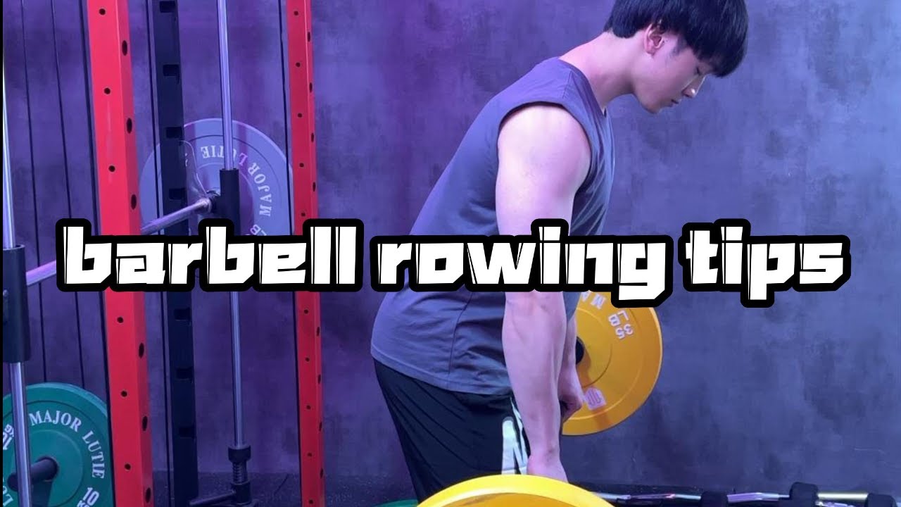 Barbell Rowing Tips with Power Rack
