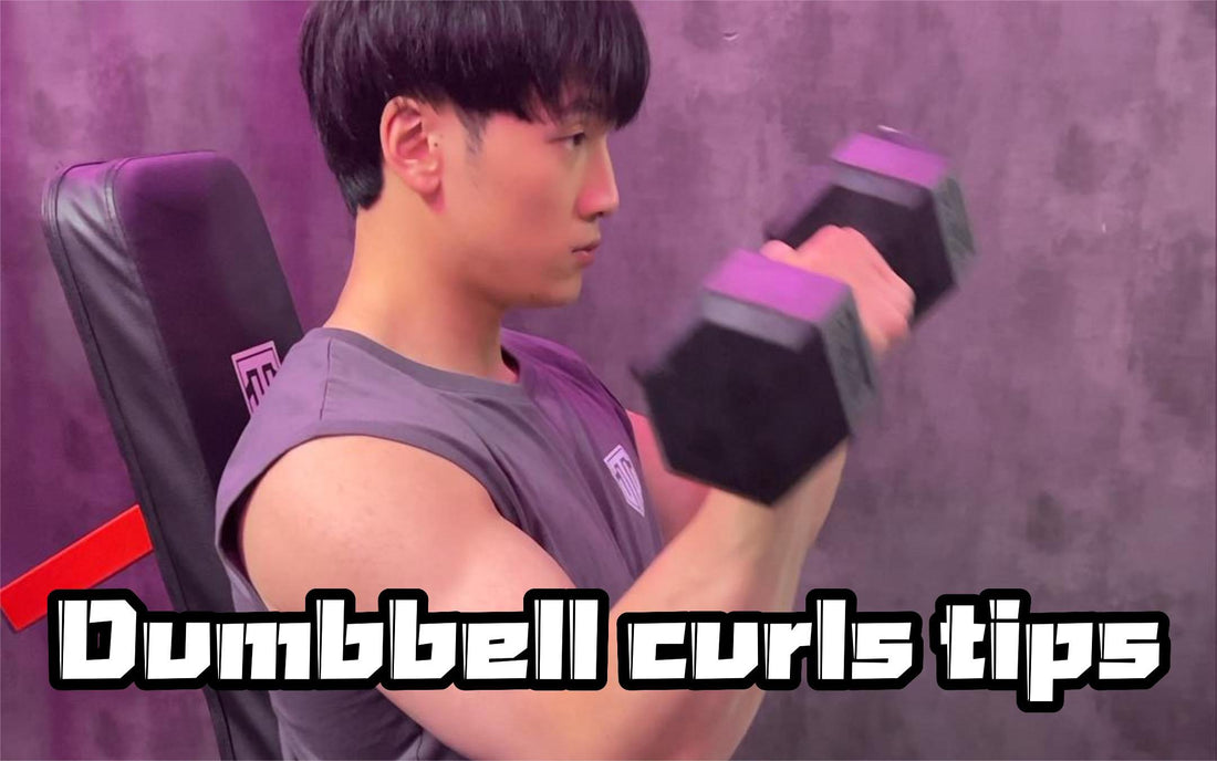 The Seated Dummbell Curl with Power Rack