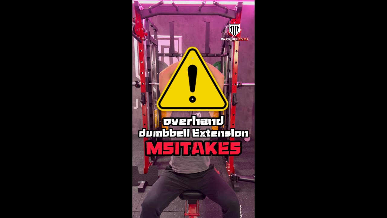 Overhead Dumbbell Extension with Power Rack