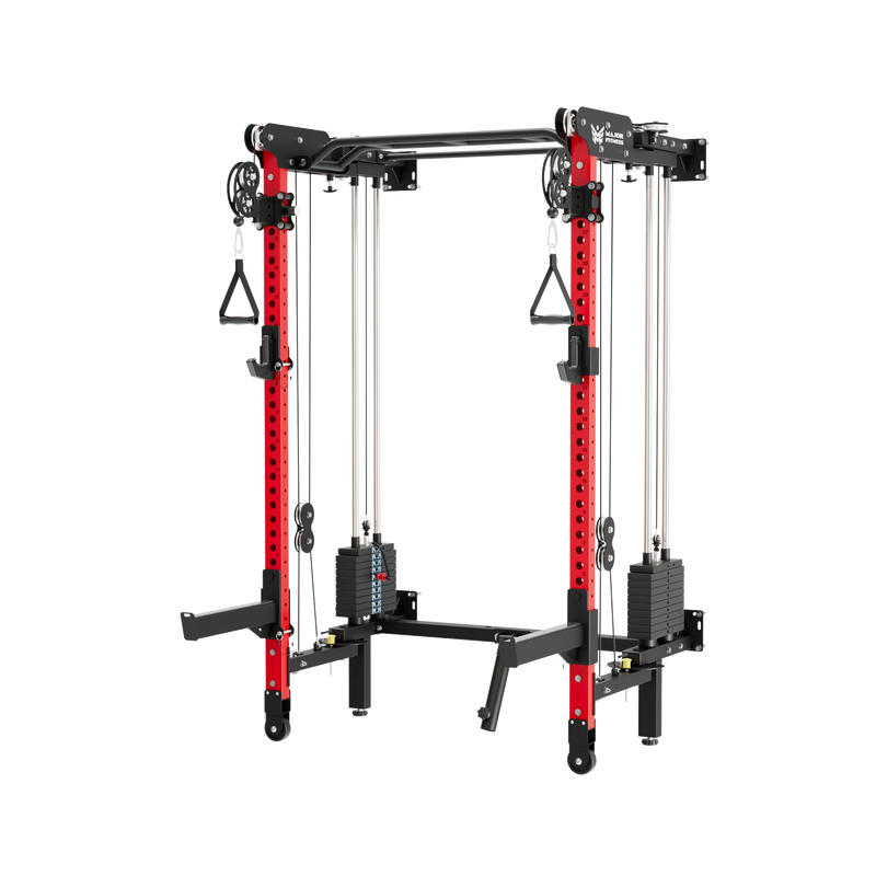 Major Fitness F35 All-In-One Home Gym Wall-Mount Folding Power Rack