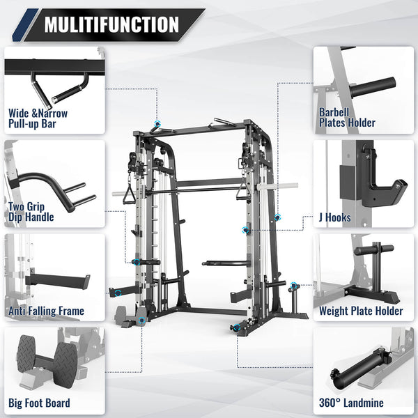 MAJOR FITNESS All-In-One Home Gym Smith Machine Package Spirit B2
