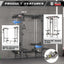 MAJOR FITNESS All-In-One Home Gym Folding Power Rack Lightning F35
