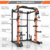 MAJOR LUTIE Smith Machine Cable crossover Squar SML01 Orange  for home