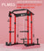 MAJOR LUTIE Valentine's Day Sale Full Power Cage with Lat Pulldown Power Rack with Cables