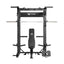 Major Fitness smith machine home gym spirit b52 with a bench front view
