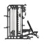 Major Fitness smith machine home gym spirit b52 with a bench left view
