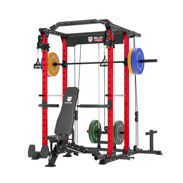 MAJOR FITNESS All-In-One Home Gym Power Rack Package PLM03
