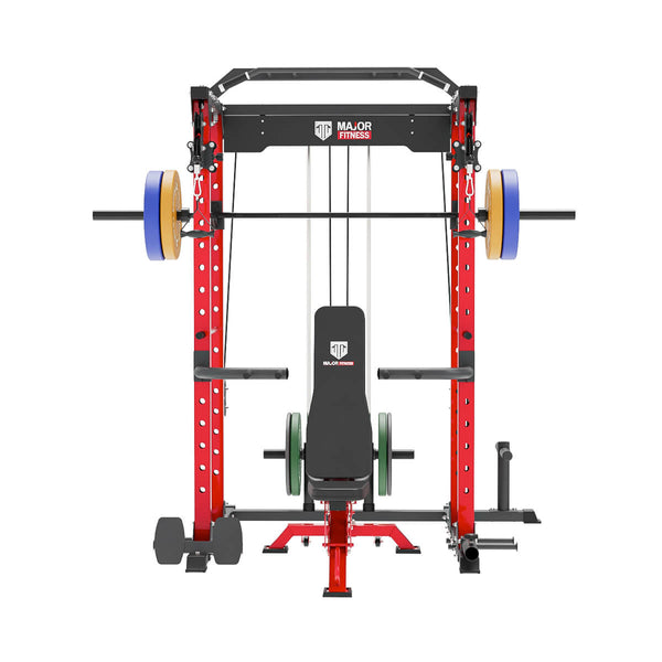 MAJOR FITNESS All-In-One Home Gym Power Rack Package PLM03
