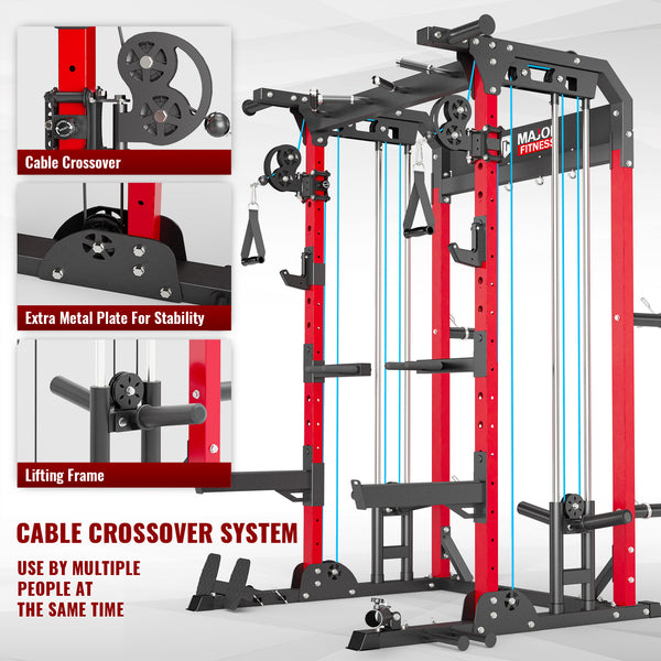 MAJOR All-in-One Home Gym Power Rack Package Raptor F22
