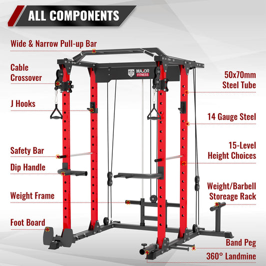 MAJOR All-in-One Home Gym Power Rack PLM03 - Best Seller