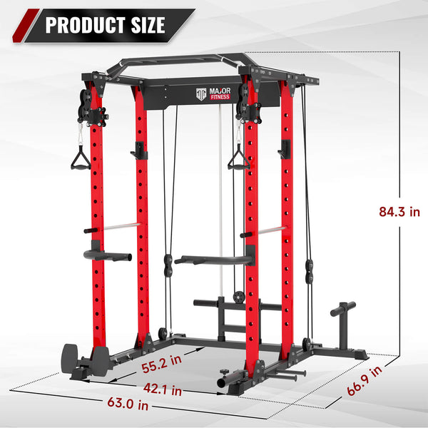 Pro 2.5x2.5 Power Rack - Ultimate Home Gym Essential