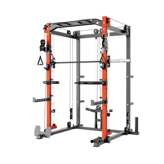 Major Fitness Drone2 All-in-One Smith Machine & Home Gym - Power Cage With Pulley System & Accessories