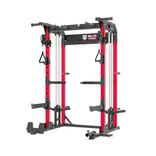  MAJOR LUTIE Fitness Power Cage, PLM03 All-In-One 1400 lbs  Multi-Function Power Rack with Adjustable Cable Crossover System and More  Exercise Machine Attachments(Black) : Sports & Outdoors