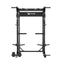 home gym power rack raptor f22 black front view

