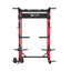 home gym power rack raptor f22 red front view
