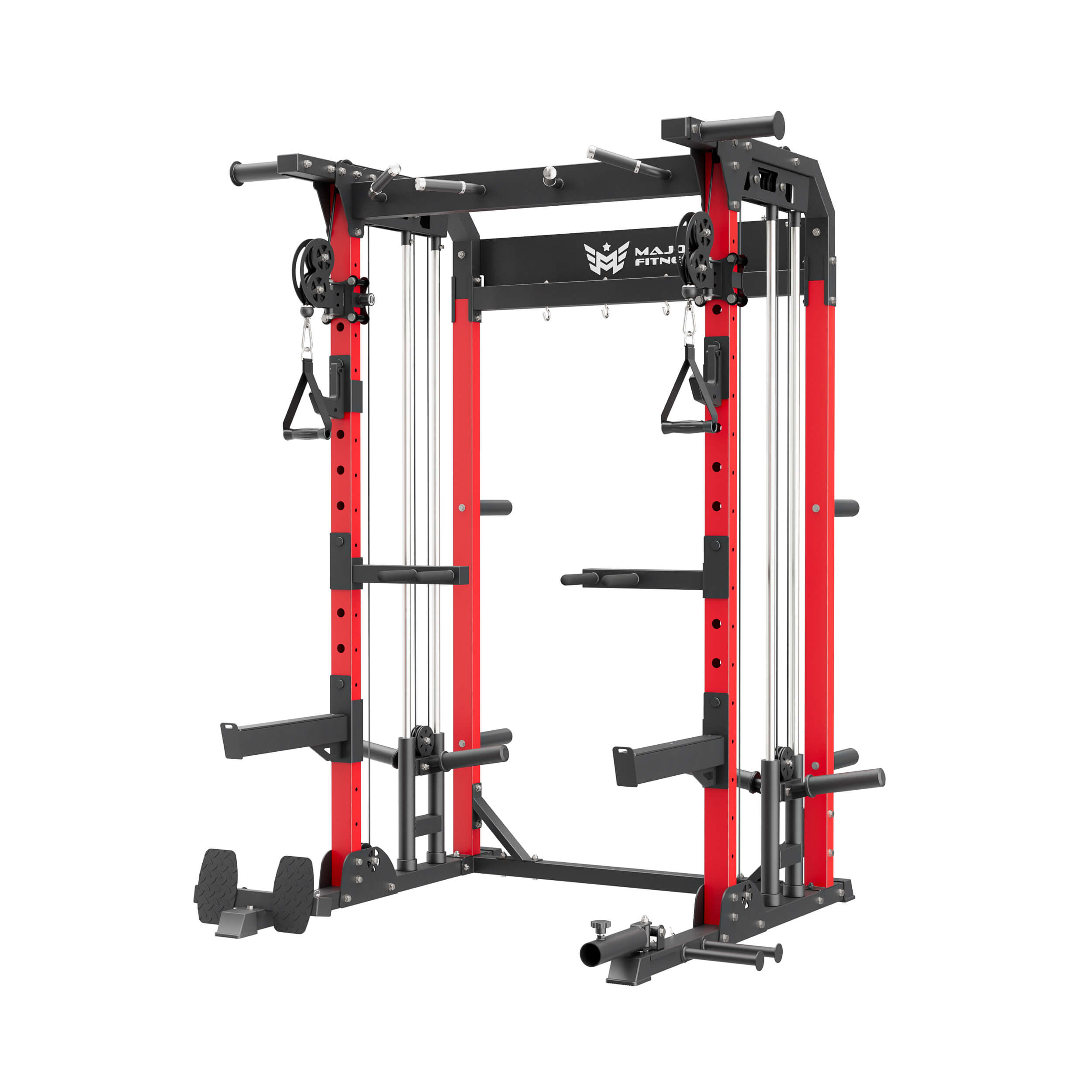 home gym power rack raptor f22 red