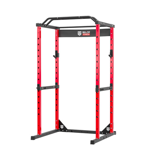 major fitness power rack raptor f16 red