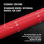 MAJOR LUTIE 20kg Cerakote 7ft 2-Inch Standard Olympic Barbells 1000lb Capacity - Ceramic Coating
