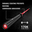 MAJOR LUTIE 20kg Cerakote 7ft 2-Inch Standard Olympic Barbells 1000lb Capacity - Material
