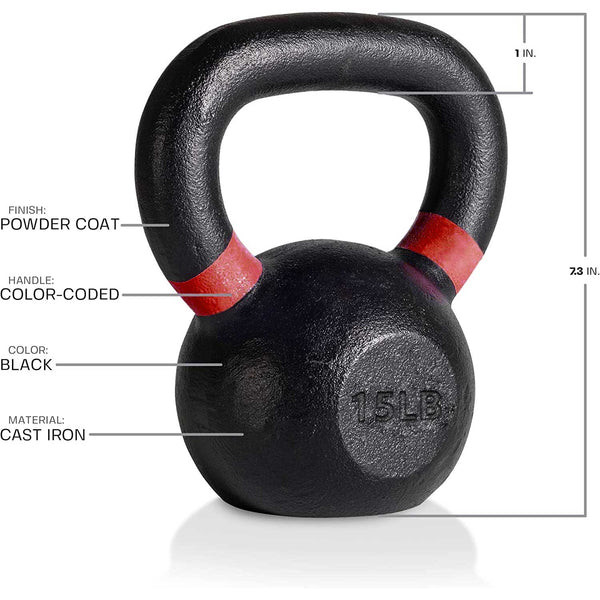De Jure Fitness Cast Iron Kettlebell ( 1 PC , 6 kg )
