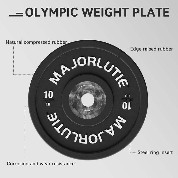 MAJOR LUTIE Competition Weight Plate 10lb for Home Gym
