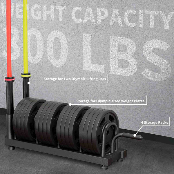 MAJOR LUTIE Weight Plate Storage