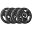 MAJOR LUTIE Weight Plates Set 2-Inch Standard Olympic Plates for Barbell Rubber Grip Plates for Home Gym