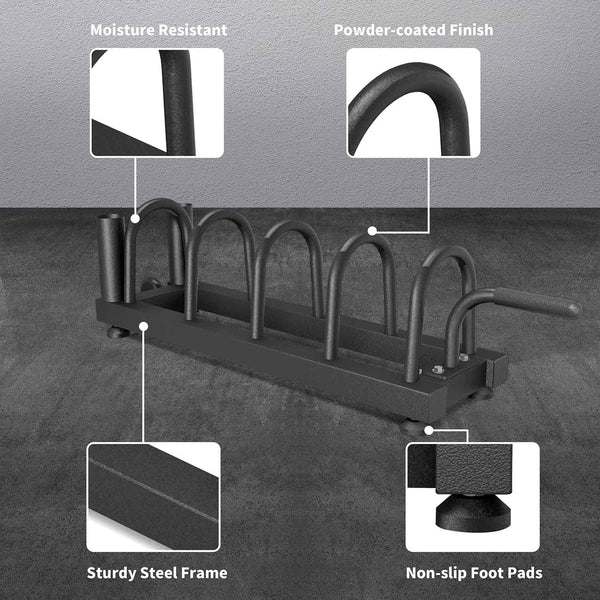 MAJOR LUTIE Weight Storage Rack for Home Gym